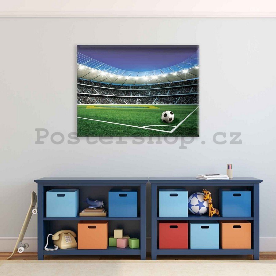 Obraz na plátně: Fotbalový stadion (5) - 75x100 cm
