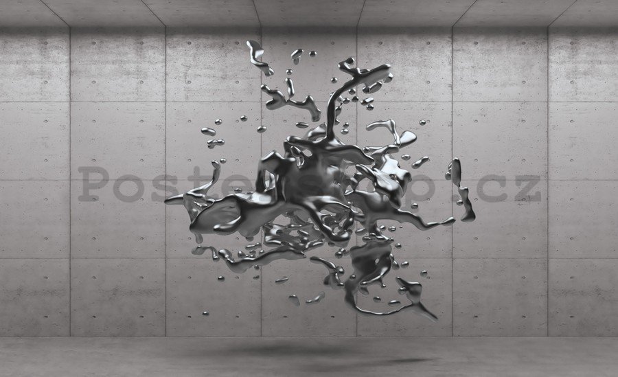Obraz na plátně: Abstrakce splash (3) - 75x100 cm