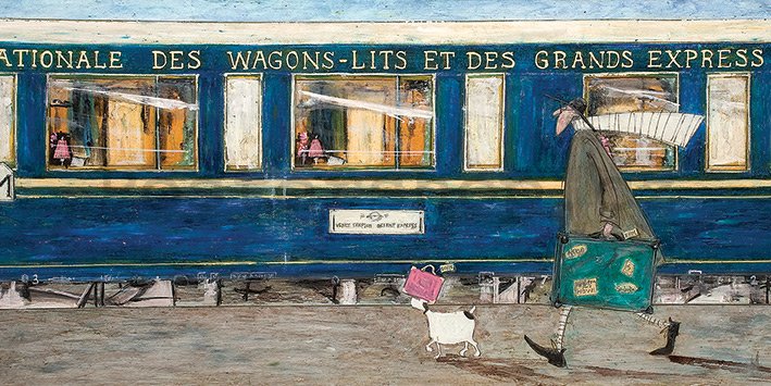 Obraz na plátně - Sam Toft, Orient Express Ou La La
