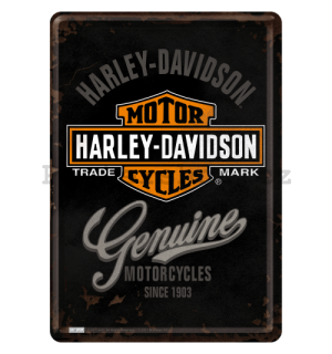 Plechová pohlednice - Harley-Davidson Genuine