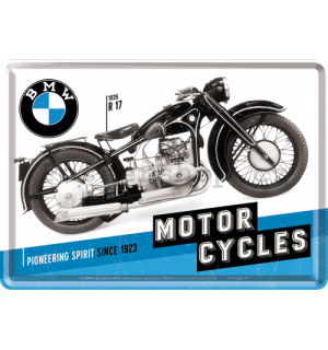 Plechová pohlednice - BMW Motorcycles (Since 1923)