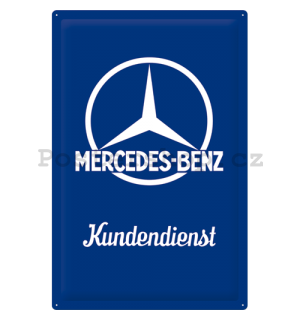 Plechová cedule - Mercedes-Benz (Kundendienst) - 60x40 cm