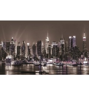 Fototapeta vliesová: Noční New York - 254x368 cm