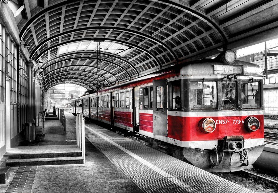 Fototapeta: Staré metro (barevné) - 184x254 cm