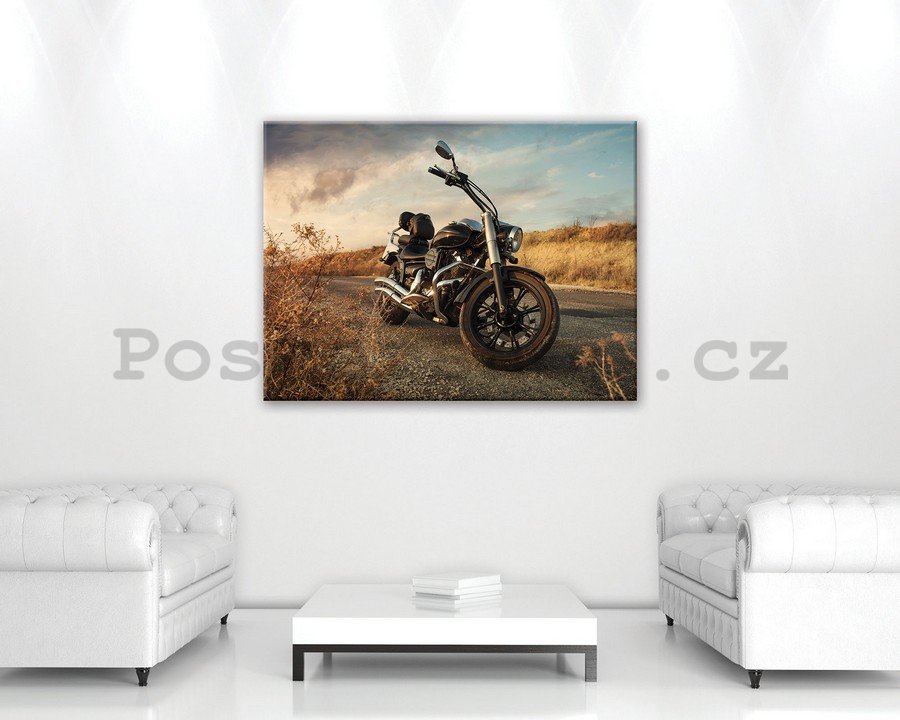 Obraz na plátně: Motorka (1) - 75x100 cm