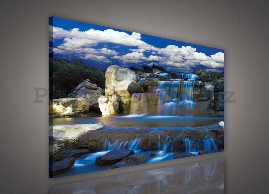 Obraz na plátně: Vodopád (2) - 75x100 cm