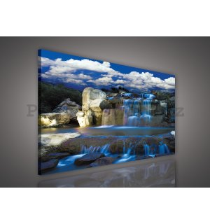 Obraz na plátně: Vodopád (2) - 75x100 cm
