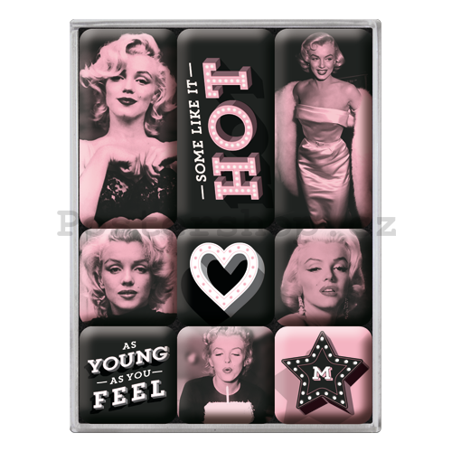 Sada magnetů - Marilyn Monroe (Some Like It Hot)
