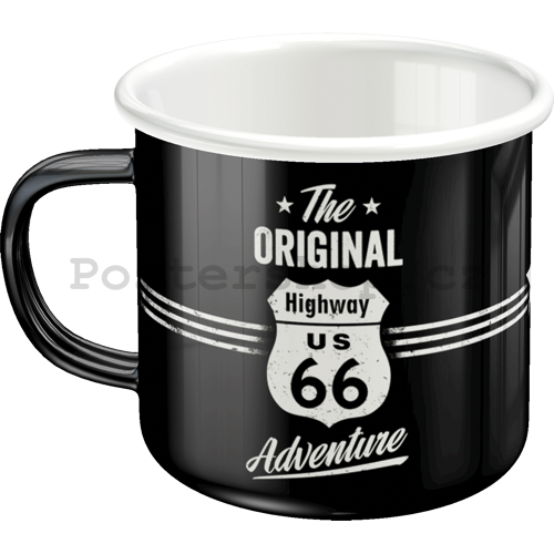 Plechový hrnek - The Original Route 66 Adventure