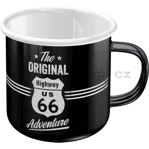 Plechový hrnek - The Original Route 66 Adventure
