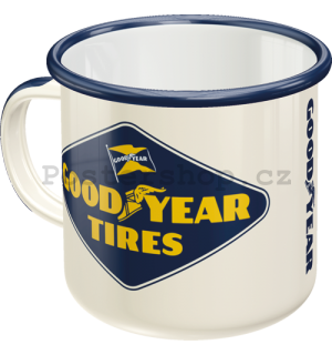 Plechový hrnek - Good Year Tires