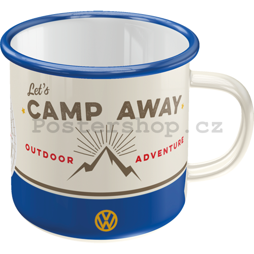 Plechový hrnek - Volkswagen Let's Camp Away