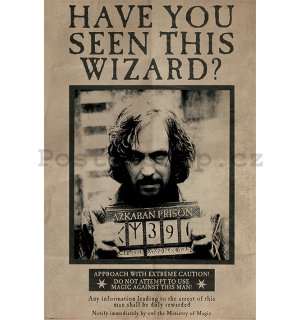 Plakát - Harry Potter (Wanted Sirius Black)