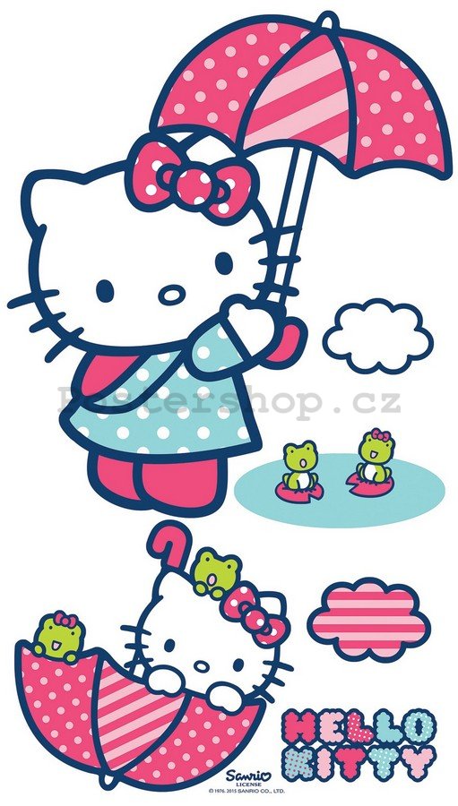 Samolepka na zeď - Hello Kitty (8)