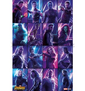 Plakát - Avengers Infinity War (Heroes)