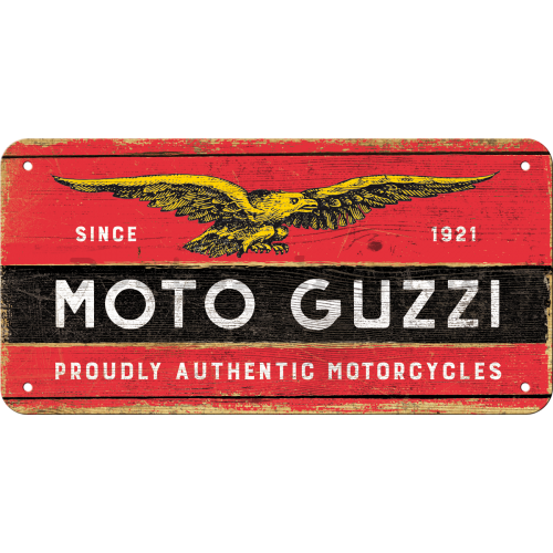 Závěsná cedule: Moto Guzzi - 10x20 cm