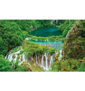 Fototapeta vliesová: Vodopády (3) - 254x368 cm