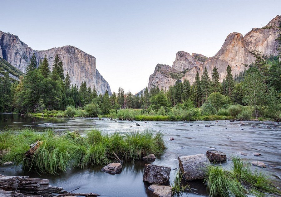 Fototapeta vliesová: Yosemite Valley - 184x254 cm