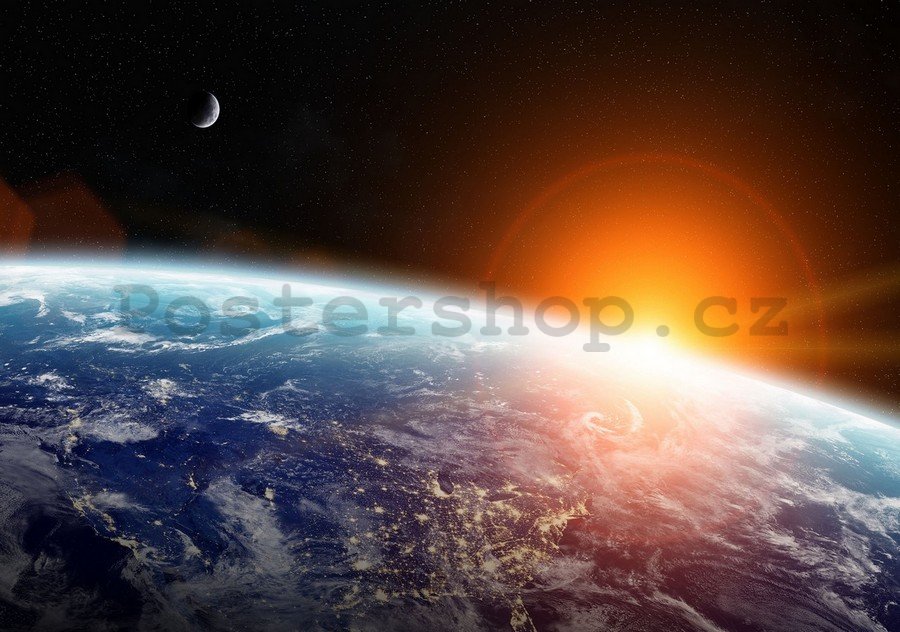 Fototapeta vliesová: Planeta Země - 254x368 cm