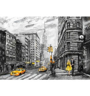 Fototapeta vliesová: New York (malovaný) - 254x368 cm