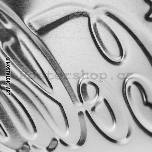 Plechová cedule: Coca-Cola (klasické logo) - 20x30 cm
