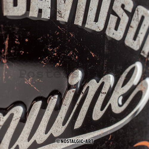 Plechová cedule: Harley-Davidson (Garage) - 30x20 cm