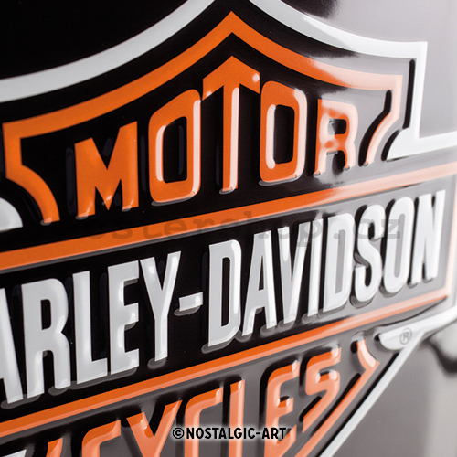 Plechová cedule: Harley-Davidson Parking Only - 40x30 cm