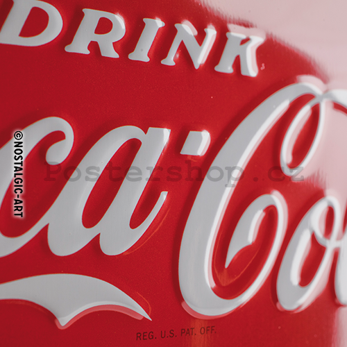 Plechová cedule - Coca-Cola (Servírka)