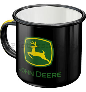 Plechový hrnek - John Deere  (Logo)