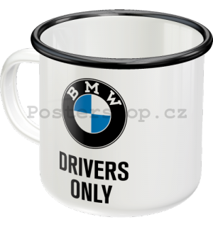 Plechový hrnek - BMW Drivers Only
