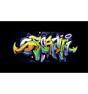 Obraz na plátně: Graffiti (4) - 145x45 cm