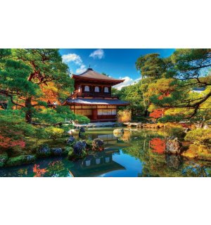 Fototapeta vliesová: Japonská zahrada - 184x254 cm