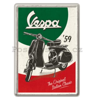 Plechová pohlednice - Vespa (The Italian Classic)