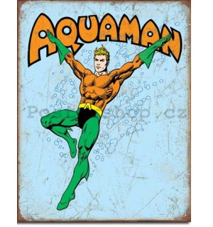 Plechová cedule - Aquaman