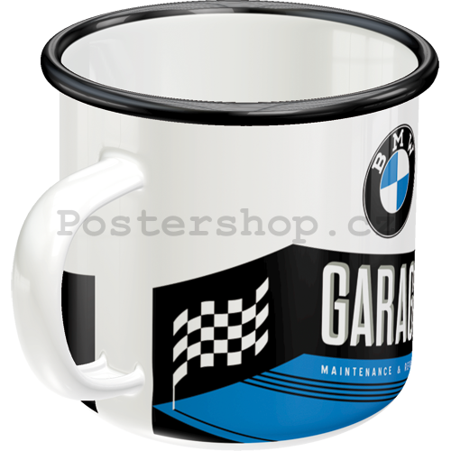 Plechový hrnek - BMW Garage