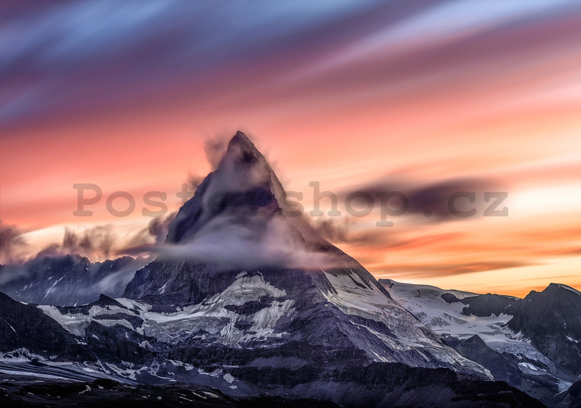 Fototapeta vliesová: Matterhorn (1) - 254x368 cm