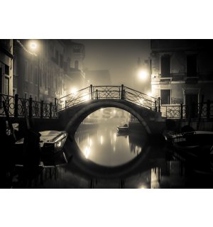 Fototapeta vliesová: Benátky (noční) - 184x254 cm