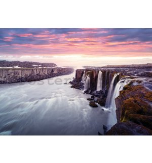 Fototapeta vliesová: Selfoss, Island - 184x254 cm