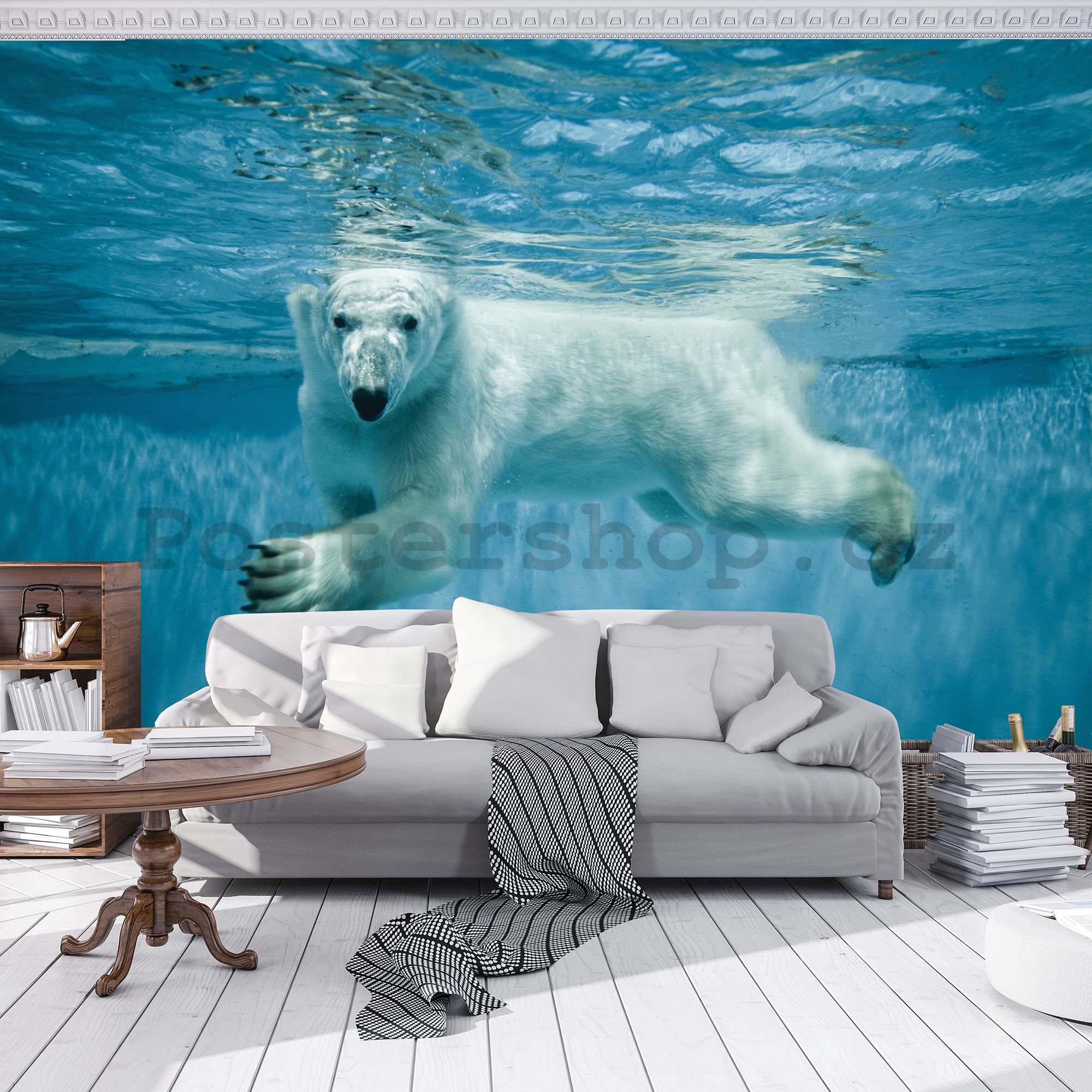 Fototapeta: Lední medvěd (1) - 254x368 cm