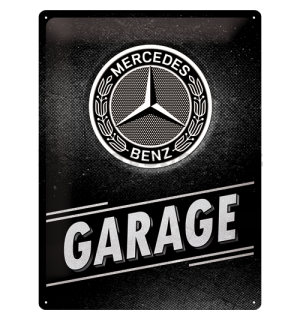 Plechová cedule: Mercedes-Benz Garage - 40x30 cm