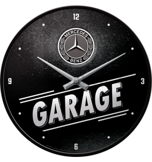 Nástěnné hodiny - Mercedes-Benz Garage