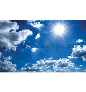 Fototapeta vliesová: Slunce na obloze - 416x254 cm
