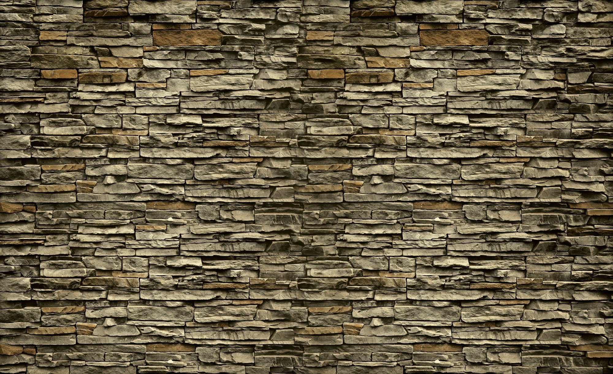 Fototapeta vliesová: Kamenná zeď (4) - 416x254 cm