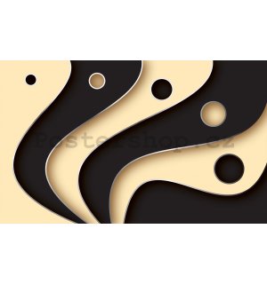 Fototapeta vliesová: Pískový vzor (3) - 416x254 cm