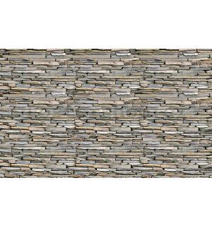 Fototapeta vliesová: Kamenná zeď (1) - 416x254 cm