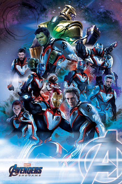 Plakát - Avengers Endgame (Suits)