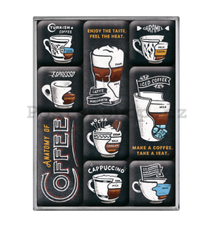 Sada magnetů - Anatomy of Coffee