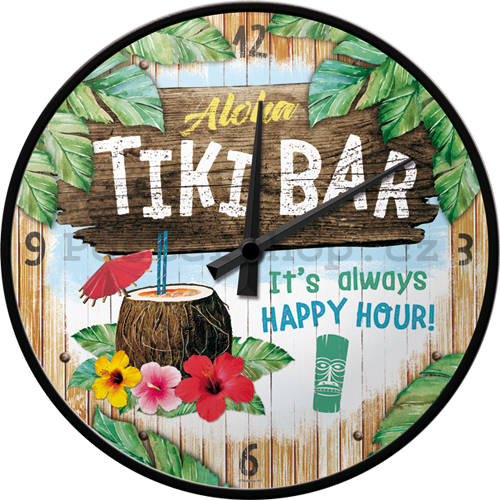 Nástěnné hodiny - Tiki Bar