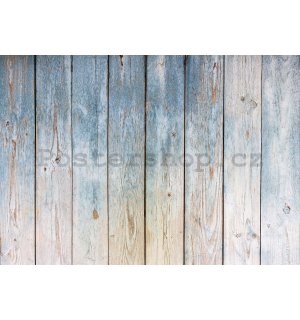 Obraz na plátně: Dřevěné příčky (5) - 75x100 cm
