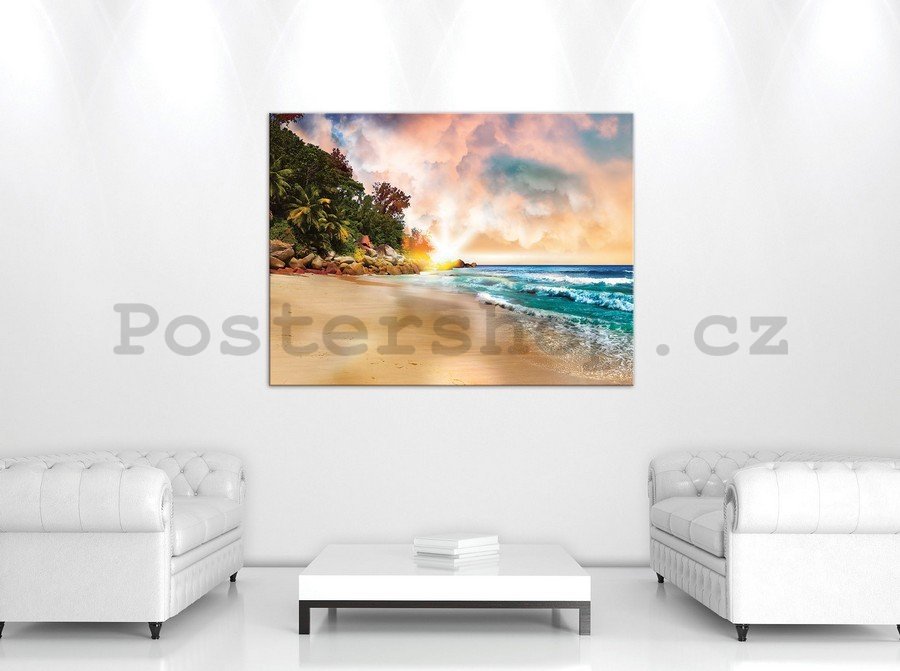 Obraz na plátně: Ráj na pláži (2) - 75x100 cm